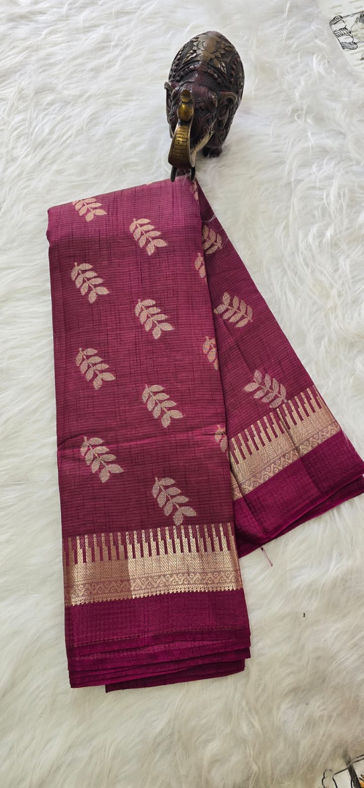 Banarasi silk red